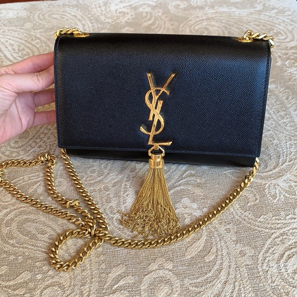 Yves Saint Laurent Handbags - YSL Monogram Grain de Poudre  on Chain
